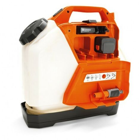 Husqvarna – Réservoir d'eau sous pression 15L – Pompe électrique 0.9 bar – Tuyau 3m – Fonction d'arrêt automatique – 6708301 - 966708301