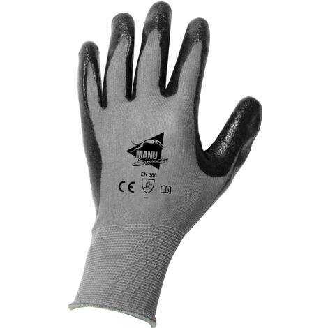 Paires de gants manutention moyenne Nitrile 3121- Manusweet - Captain Mekanik 9 (1/5)