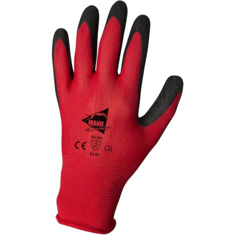 Paires de gants manutention moyenne Latex - Manusweet - Captain Batmat 9 (1/5)
