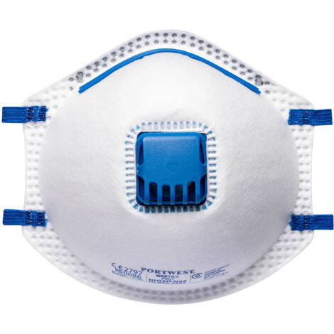 Boite de 10 masques FFP2 avec valve - Portwest - P201
