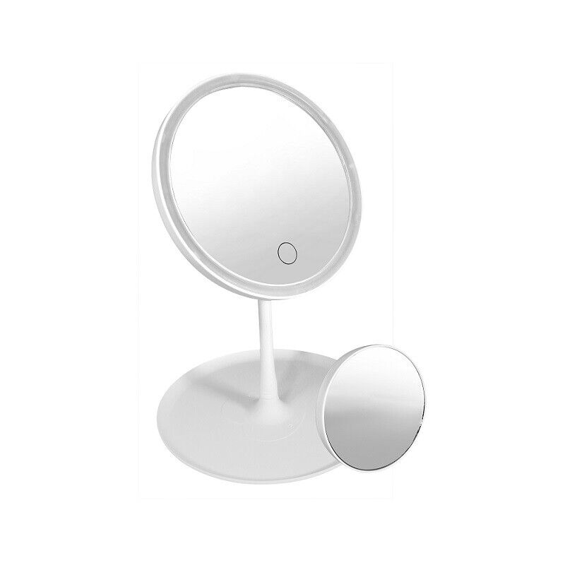 Luz de espejo de maquillaje DIY regulable, kit de luz de espejo  autoadhesiva para tocador, luz de maquillaje enchufable para espejo de pared  de baño (solo bombilla)