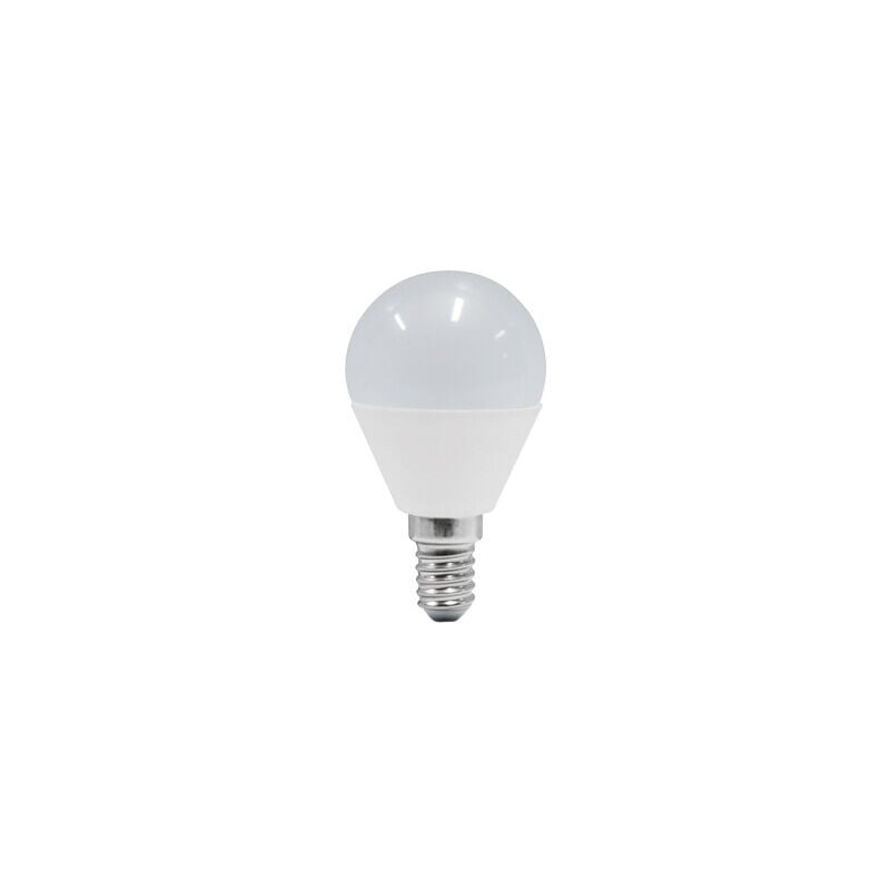 Lámpara esférica Led E14 5,5W 4000°K 470Lm 45x79mm. (Duralamp S40NB)