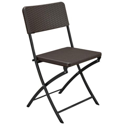 Silla Plegable Marron 47 x 50 x 88 cm.