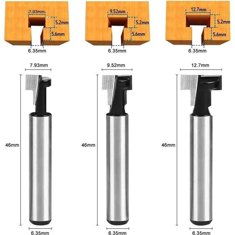 Router t on sale slot cutter