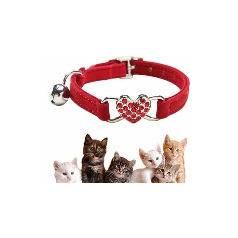 Japanese Style Cat Collar with Bells Pets Puppy Kitty Collars Adjustable  Bowtie