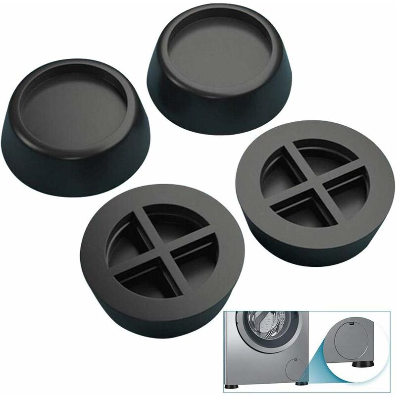 4/8/12pcs Anti Vibration Feet Pads Rubber Mat for Washing Machine Mats  Furniture Dryer Adjustable
