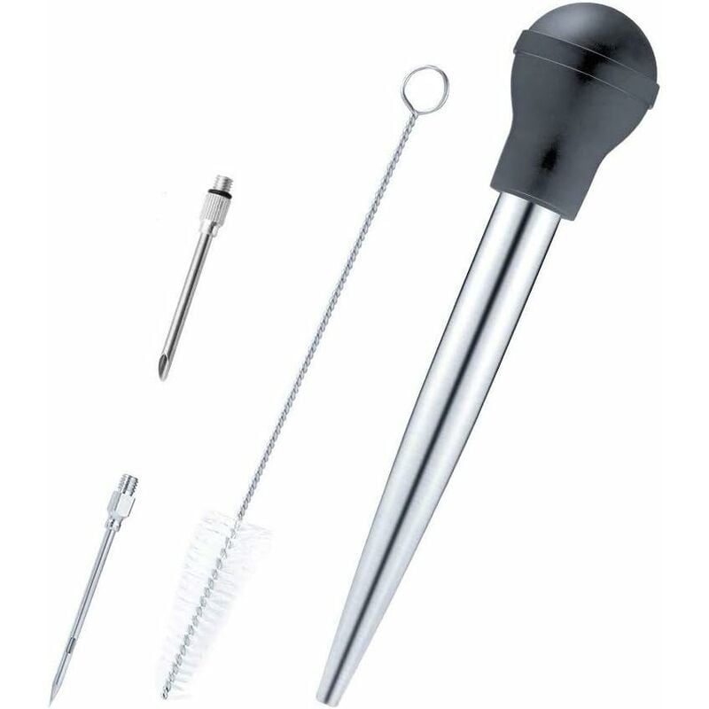 Baster with Marinade Injector & Cleaning Brush - Whisk