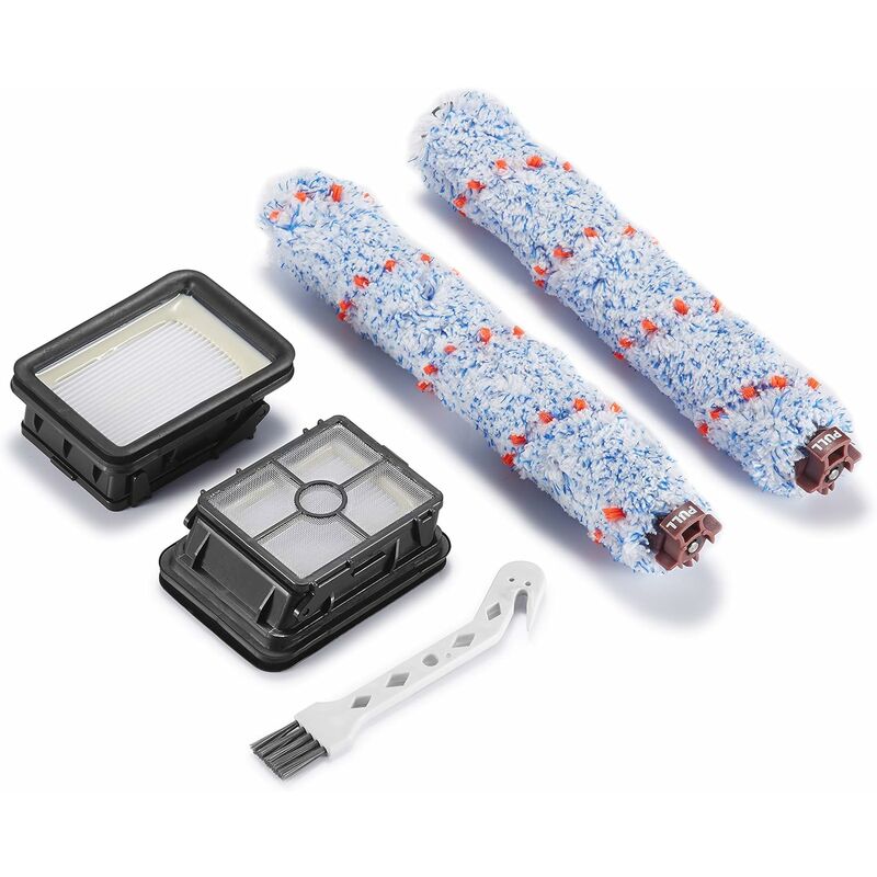 Replacement Accessories 2 Multi-surface Brushes + 2 Filters Compatible With Bissell  Crosswave 17132 And 2225n Series
