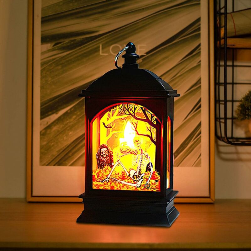 1pc Led Electric Candle Lantern Vintage Decorative Hanging Lantern Metal  Tabletop Lantern For Home Outdoor Patio Decor Candle Holders With Clear  Glass, Free Shipping For New Users