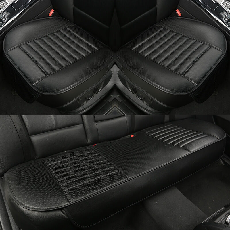 9pcs set beige car seat cover heat pressed thick foam seat cushion  universal fit Truck SUV Van auto accessories inside decoration new design