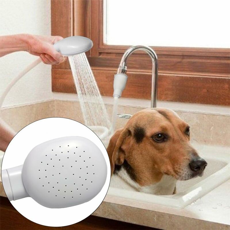 Dog bath outlet shower hose