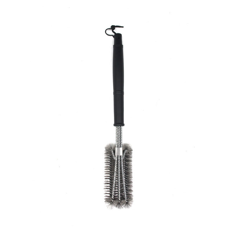 BBQ Grill Brush Stainless Steel Wire Bristles Triangle Brush