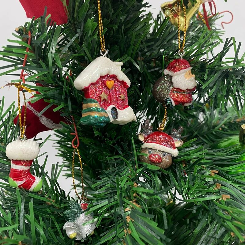 120pcs Christmas Ornament Hooks Black, Metal Wire Ornament Hooks Christmas Tree Hangers with Storage Box for Christmas Tree Decoration (Black)