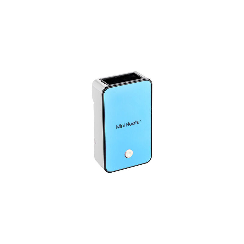 Mini Fan Heater, 50W Ultra Consumption Low Power Quick Heat, Portable  Desktop Small Electric Heater Dryer, ABS Flame Retardant Material Hot Air  Heater (Color : Blue1)