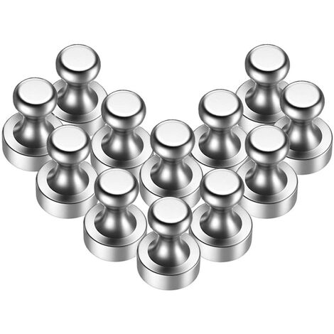 12pcs Neodymium Magnets with Storage Box N52 Small Magnets for Magnetic Board, Whiteboard, Notice Board - 12 x 16mm mini magnets