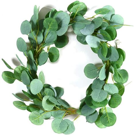 LangRay Artificial Vines with Leaves Leaves Garland Artificial Foliage Ivy Decoration Artificial Plant Garland Wedding Home Balcony Decoration Accessories for Christmas Decoration Wedding Party Wall # 1