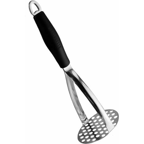 Potato Masher Fruit And Vegetable Crusher With Silicone Handle Stainless  Steel Kitchen Utensil