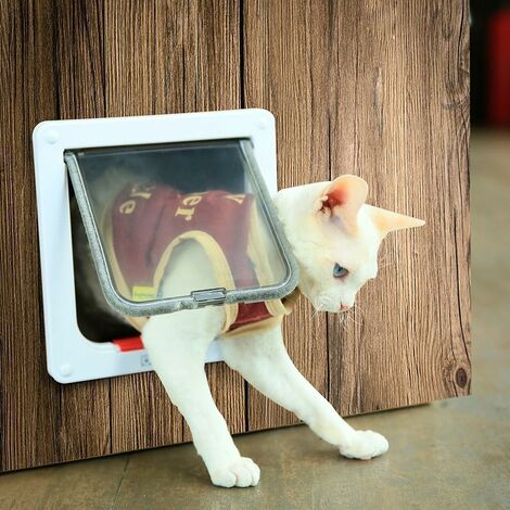 Locking cat outlet flap