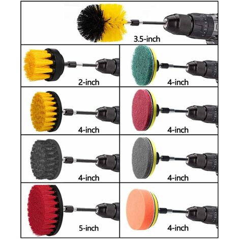2 3.5 4 Inch Clean Brush 1 Pcs Attachment Cleaning Scrub Brushes
