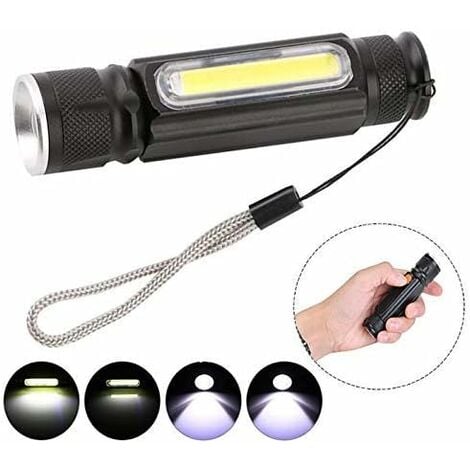 Cob light deals flashlight usb charger