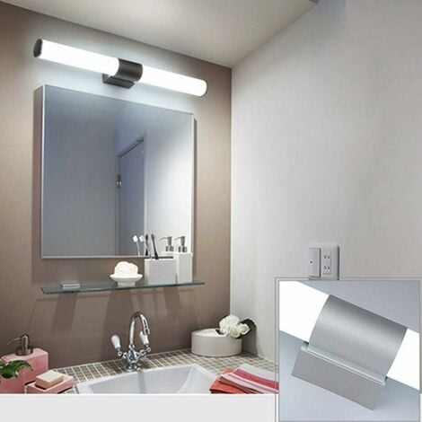 Lampe miroir Led 40cm, Applique Murale 700lm 8w 6000k Lampe Miroir Pour  Salle de Bain Led