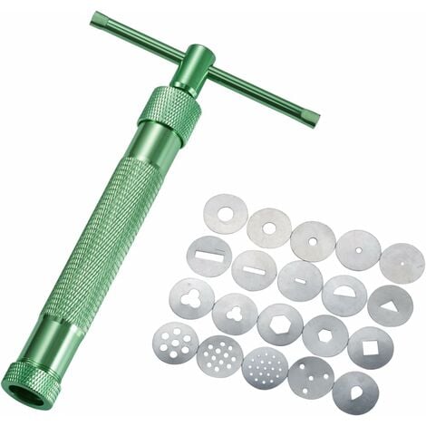 Rotary Clay Extruder Gun, Fondant Sugar Paste Extruder, Ceramics Pottery  Clay Extruders With 40 Fondant Extruder Cake Decor Modeling Tools (green)2  Se