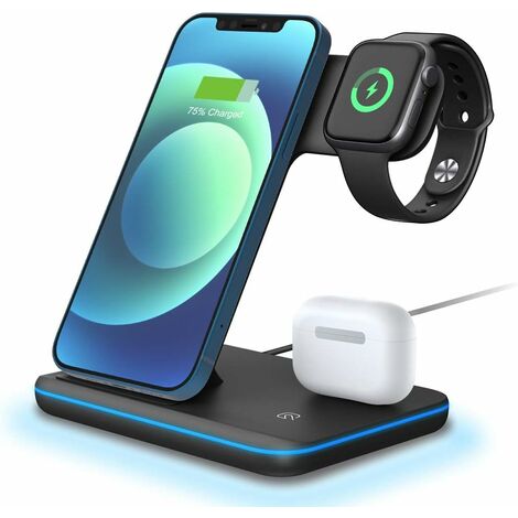 LangRay 15W Fast Induction Charger, Induction Chargers for Cell Phones  Wireless Charging Station for iphone 12