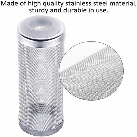 Filter Guard Mesh Protection, Stainless Steel Filter Inlet Sheath Aquarium  Filter Fish Tank Grid Filter Protector