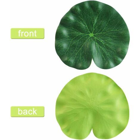 LangRay Artificial Lotus Leaves 10 Pack, Moss Aquarium Plants