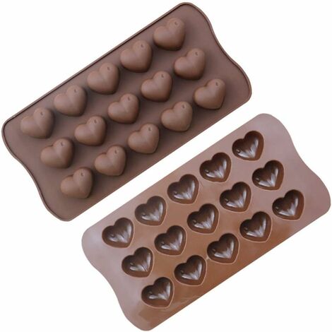 Heart Shaped Silicone Chocolate Mold, Chocolate Molds