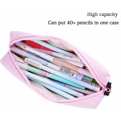 Pencil Case Big Capacity Pencil Pouch Holder Pen Case Makeup Bag