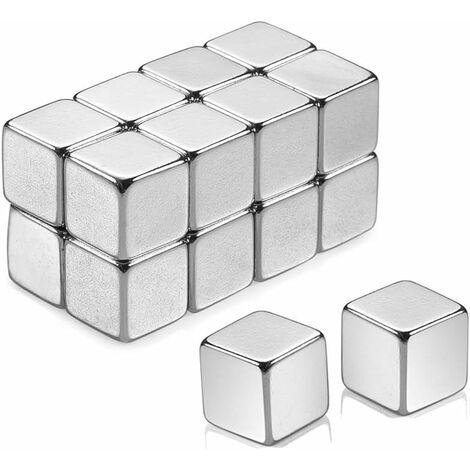 10pcs 5mm Square Cube Magnets Small Strong Neodymium Magnets For Fridge  Office Magnets