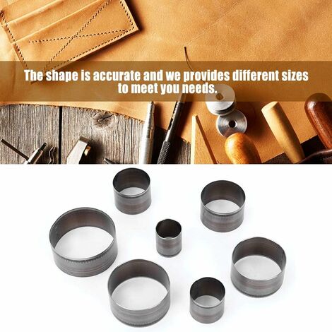 7pcs Triangle Leather Cutting Dies, 7 Sizes Leather Cutting & Punching  Tools, Diy Leathercraft Shaping Dies