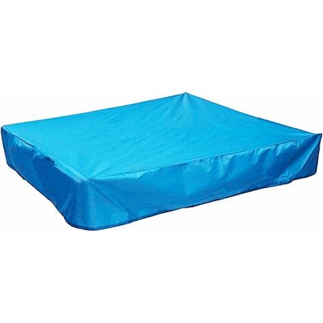Garden Sand Box Sand Pit Cover 120x120x20cm, Waterproof Garden Furniture Covers, Outdoor Patio Furniture Covers, Windproof Dust-proof Tear-Resistant Swimming Pool Cover