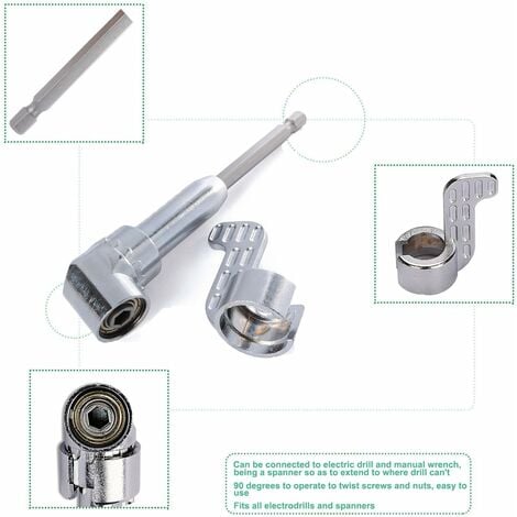 Right Angle Drill Bit, 105 Degree Right Angle Angled Screwdriver