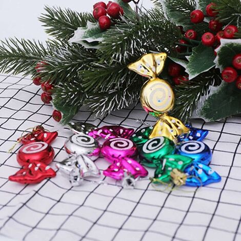 12pcs Glitter Snowflakes Set Sparkly Plastic Winter Snowflake Ornaments,  Christmas Hanging Decorations, for Wedding Birthday Home Xmas Tree Window