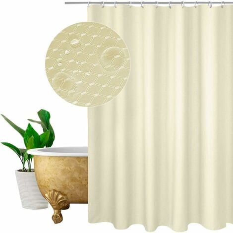 Shower Curtain Plain Design Waffle, Design Shower Curtain Liner