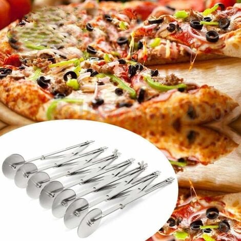 3 5 7 Wheel Pastry Cutter, 430 Stainless Pizza Slicer and Multi