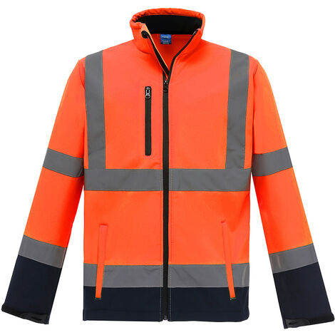High Visibility Reflective Safety Jacket Workwear Waterproof Bomber ...