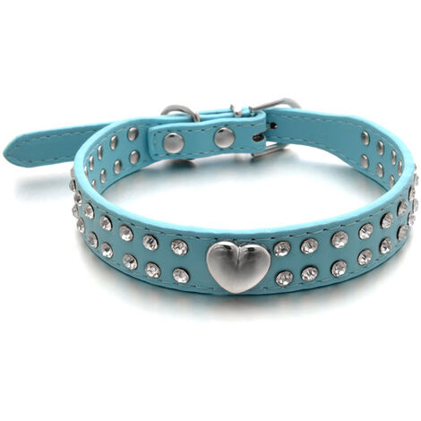 1 Pcs Adjustable Crystal Dog Collar Bling Rhinestone Pet Collar