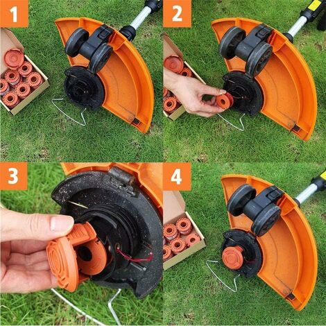 WORX WA0010 Replacement 10 Foot Grass Trimmer Edger Spool Line 4