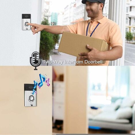 Wireless voice hot sale intercom doorbell