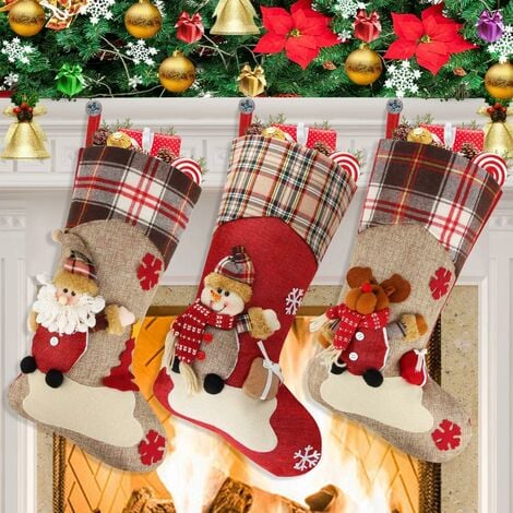 snowmen christmas stockings