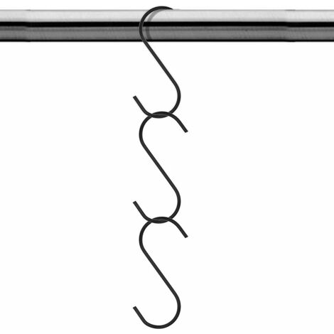 Heavy Duty S Hooks - 15 Pack 5.7 Inch Extra Large Meta Stainless Steel S  Shap