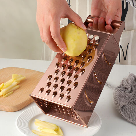 Kitchen Handheld 4 Sides Fruit Vegetable Grater Peeler Box Slicer