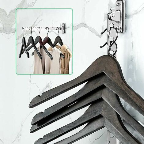 Folding Coat Hooks  Stainless Steel Foldable Wall Hooks