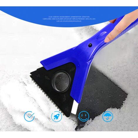 Windshield Scraper, Magical Car Ice Scraper, Car Scraper, Snow Scraper, 2  in 1 Tool Round Oil Funnel Ice Scraper Car Window Windshield Scraper Snow