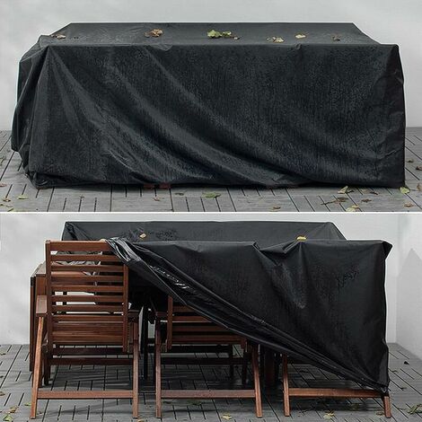 Waterproof Dustproof Patio Furniture Covers Rectangle Table Rain Cover  Outdoor