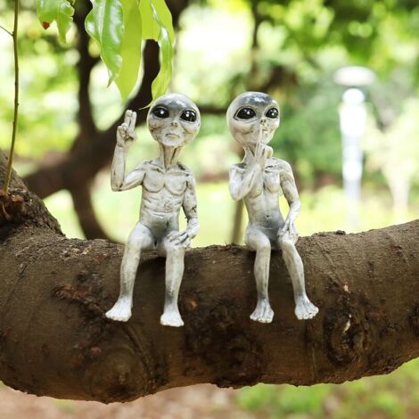 Alien Statue, Garden Alien Figurine ...
