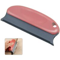 LangRay Pet Hair Removal Brush - Professional Epilator - For Sofa, Furniture, Carpet, Clothes, Blankets, Car, Bed (Red)